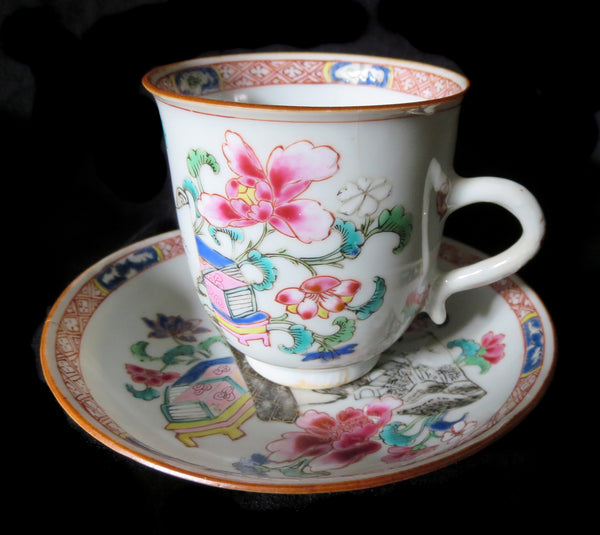 Pair Chinese Export Cups And Saucers