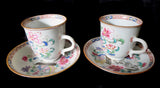 Pair Chinese Export Cups And Saucers