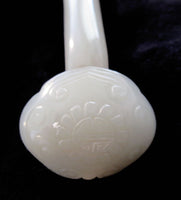 White Jade Hairpin - Sceptre 18th/19th Century