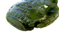 Spinach Green Mughal Style Snuff Bottle