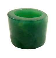 Peking Glass Imperial Green Thumb/Archer Ring Ching