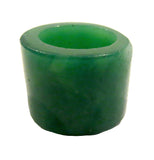 Peking Glass Imperial Green Thumb/Archer Ring Ching