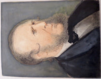 Cruikshank, George Original Self-Portrait Drawing EX: Johnson Collection