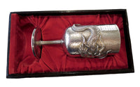 Trophy Cup Goblet Dragon Sterling Signed Arthur & Bond Yokohama Original Box