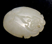 White Jade Double Fish Pendant 18th Century