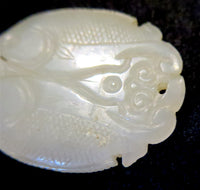 White Jade Double Fish Pendant 18th Century