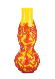 Peking Glass Overlay Cameo Double Gourd Snuff Bottle