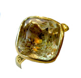 Keppel Collection Golden Citrine Dress Ring - English Royalty 19th Century Edward VII