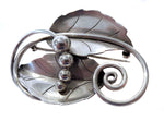 Georg Jensen Sterling Brooch Signed