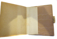 Edward Farmer Silk Engagement Book Antique Amethyst Cover