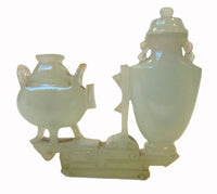 Jade Double Vase Qing