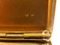Enamel Vanity Box Art Nouveau Silver French Signed