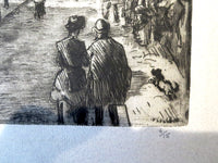 Pissarro, Camille Rue du Gros-Horlage, à Rouen Print