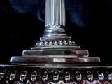 English Sterling Silver Candlesticks Corinthian Style George III 1760