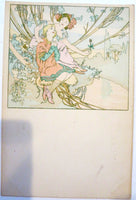Mucha Postcards - Circa 1900 12 Beautiful Designs