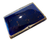 Enamel & Sterling Gilt Box 19th Century