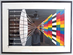 "Refraction" Op-Art Print Signed And Numbered Allan D'arcangelo