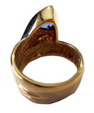 Tanzanite Gemstone Ring 14K Yellow Gold