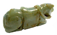 Jade Horse Celadon And Brown Ming Dynasty