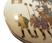 Satsuma Box With Marching Warriors Signed