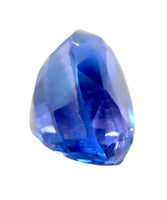 Blue Oval Faceted Sapphire 4.085ct