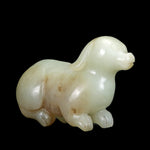 White/Celadon Jade Dog 18th Century