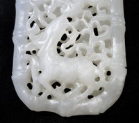 White Jade Pierced Pendant