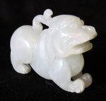 Jade White Dog Lion Fictitious Mythical 19th Century