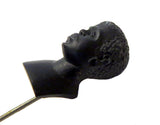 Obsidian Antique Blackamoor Stickpin Wartski