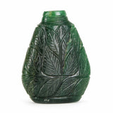 Emerald Mughal Snuff Bottle