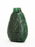 Emerald Mughal Snuff Bottle