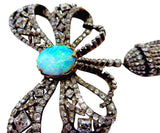 Victorian Diamond And Opal Convertible Brooch