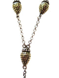 John Hardy Vintage Acorn Necklace 18K And Sterling