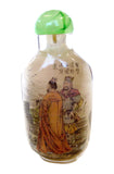 Inside Painted Snuff Bottle Antique Glass Signed