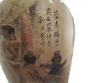 Inside Painted Snuff Bottle Antique Glass Signed