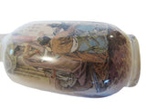 Inside Painted Snuff Bottle Antique Glass Signed