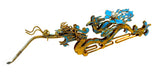 Kingfisher Feather Silver Gilt Spoon Dragon Phoenix 19th Century