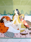 Indian Miniature Painting Erotic Couple 18th/19th Century