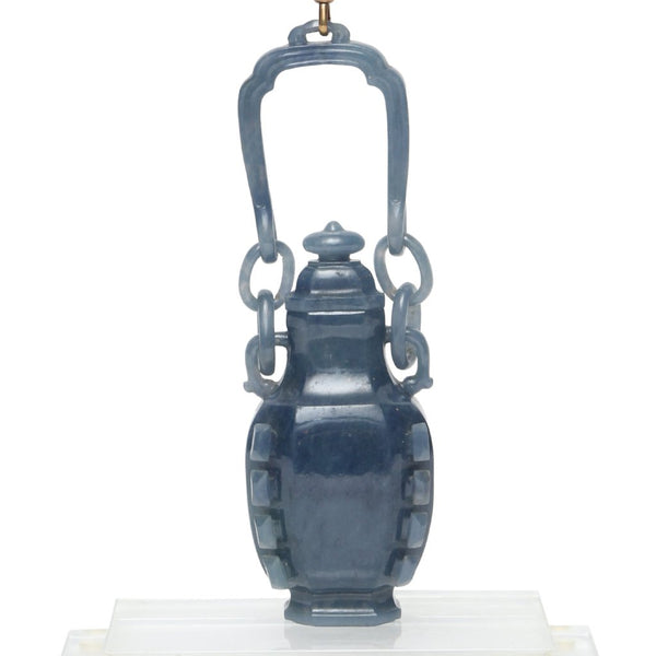 Blue Jadeite Hanging Vase