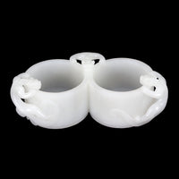 White Jade Double Gourd Coupe